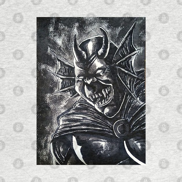 Etrigan "Gone Gone The Form O' Man" portrait (original) by StagArtStudios